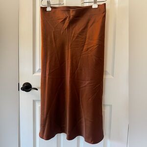 Quince 100% Washable Silk Maxi Skirt
